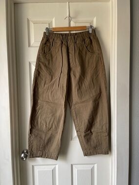 Universal Thread Olive Green Barrel Leg Pull On Pants